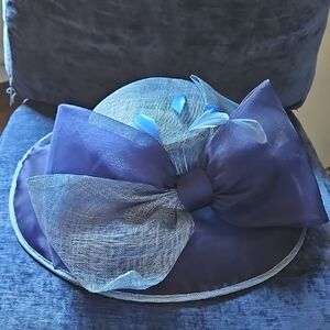 Elegant Purple and Blue Women's Hat
